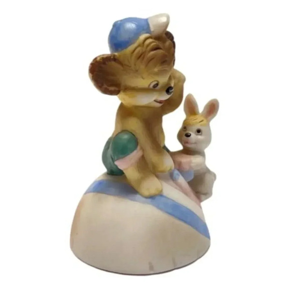 Vintage Punkinhead Bear Eatons Store Mascot Holiday Bells Easter Birthday 1960s - Picture 4 of 11